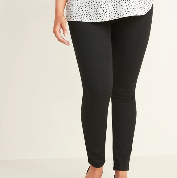Old Navy Denim - Old Navy Maternity Black Skinny Jeans